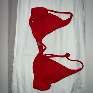 Red bikini top size L